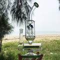Winter Newest Design Green Glass Smoking Water Pipes (ES-GB-299)